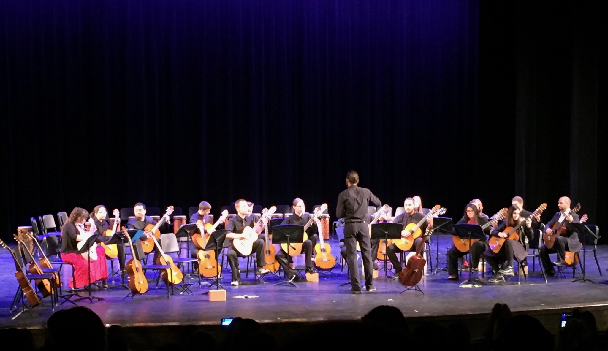 Lead Guitar high school ensemble performs at UArizona