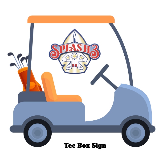 Splash 3 Foundation Veteran Charities Golf Tournament - Default Image of Tee Box Sign