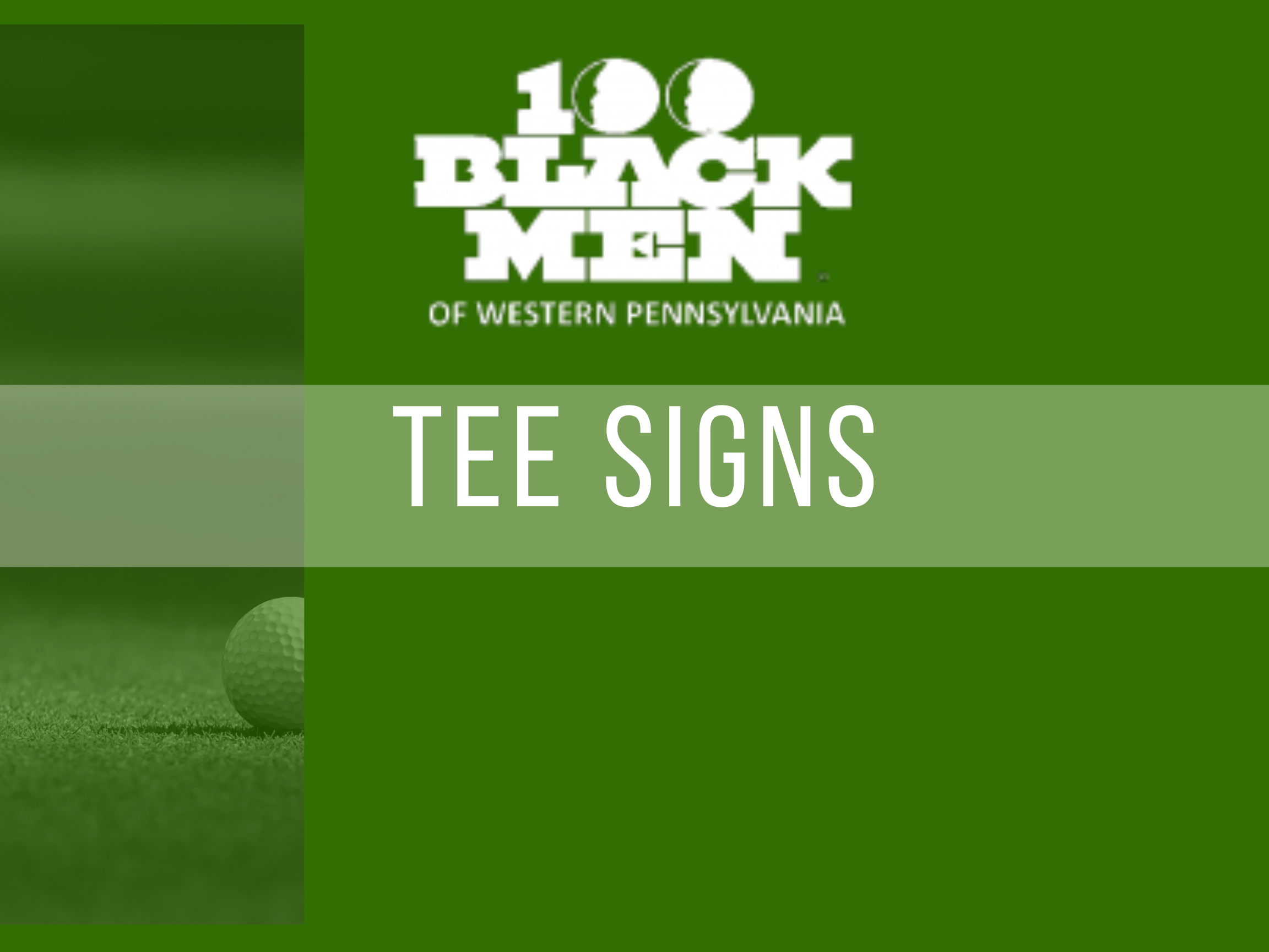 30th Annual Imhotep Golf Classic - Default Image of Tee Sign Sponsorship 