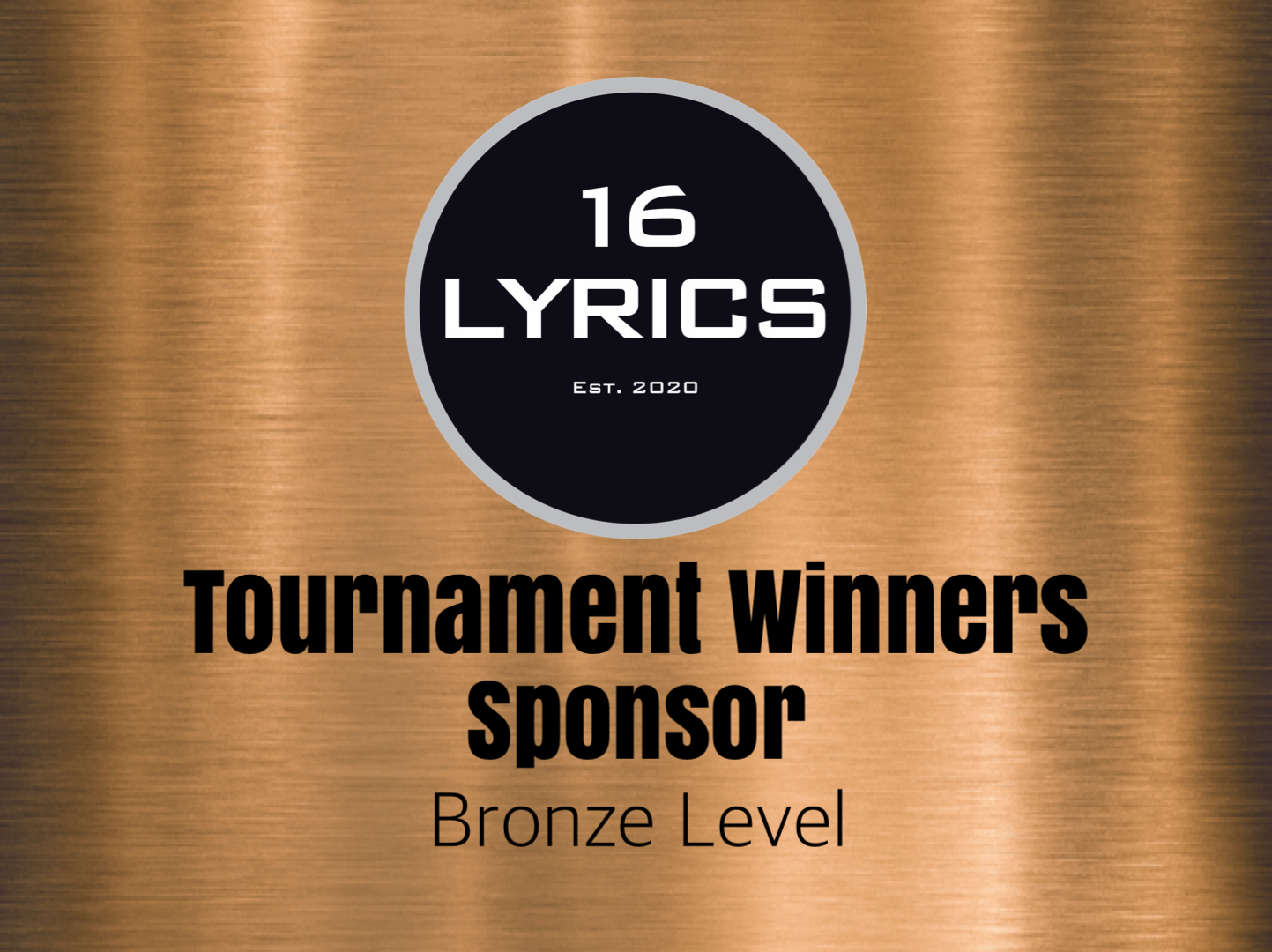 3rd Annual 16 Lyrics Golf Tournament - Default Image of Tournament Winners Sponsor