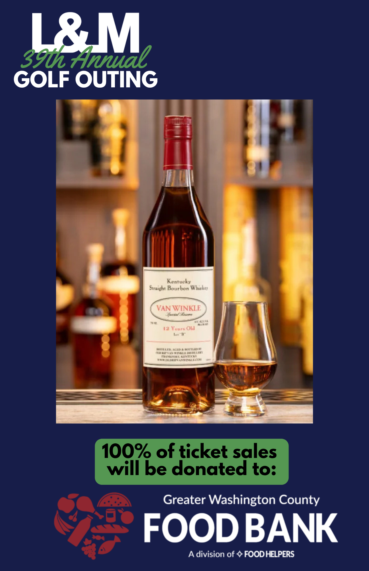 L&M 39th Annual Golf Outing - Default Image of Charity Raffle Bundle #1 - Pappy Van Winkle 12 year 