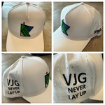 Image of VJG- Never Lay Up Waggle Hat