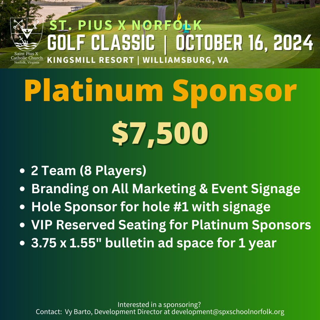 2025 SPX Golf Classic - Default Image of Platinum Sponsorship