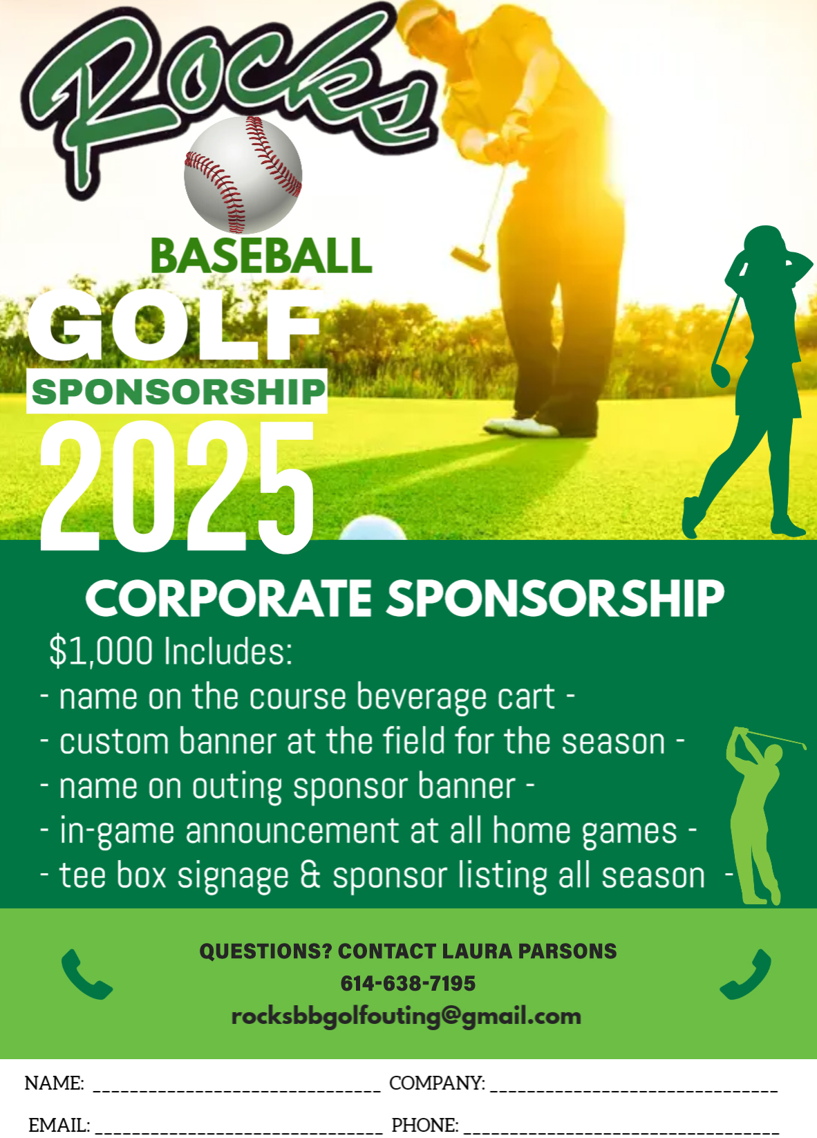 2025 Rocks Baseball Golf Outing - Default Image of Corporate Sponsor
