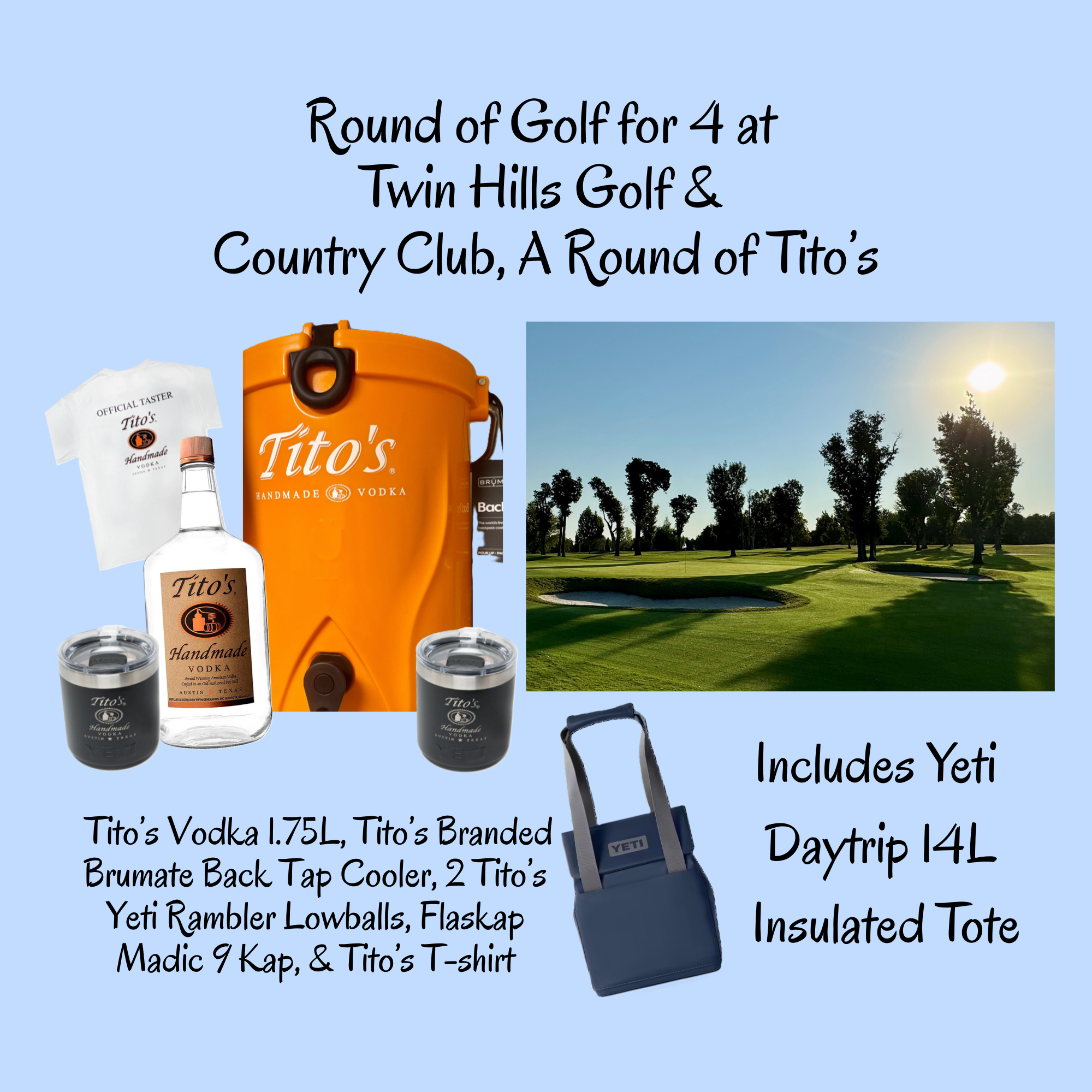 6th Annual St. Mary's Golf Tournament - Default Image of Round of Golf for 4 at Twin Hills & Celebratory Provisions