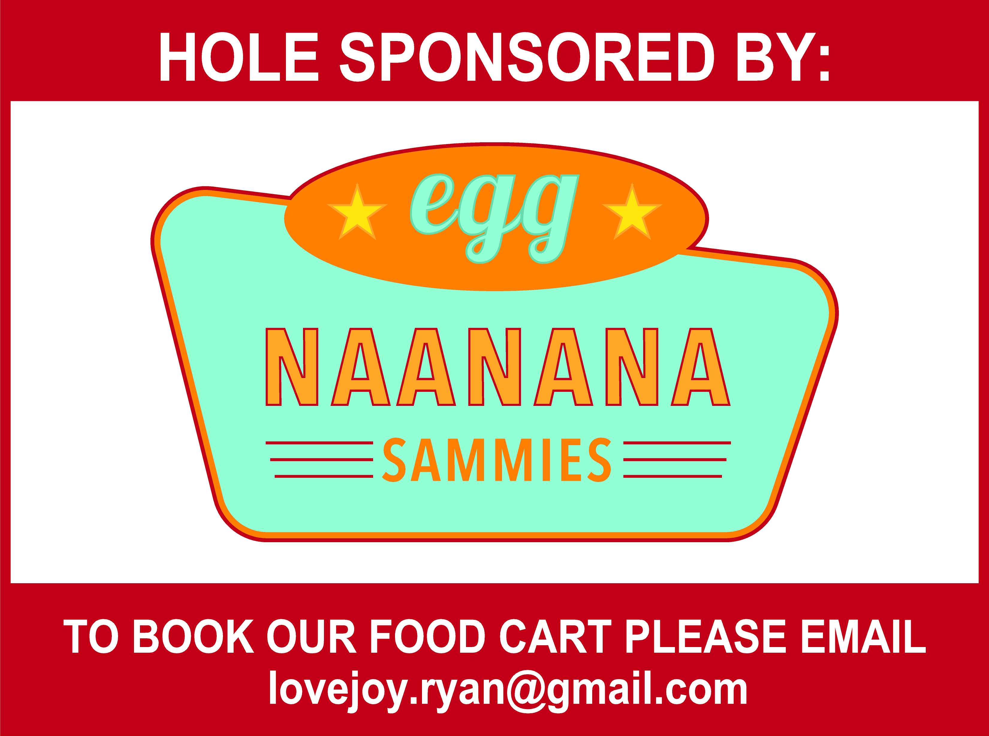 Hole Sponsor - Egg Naanana Sammies - Logo