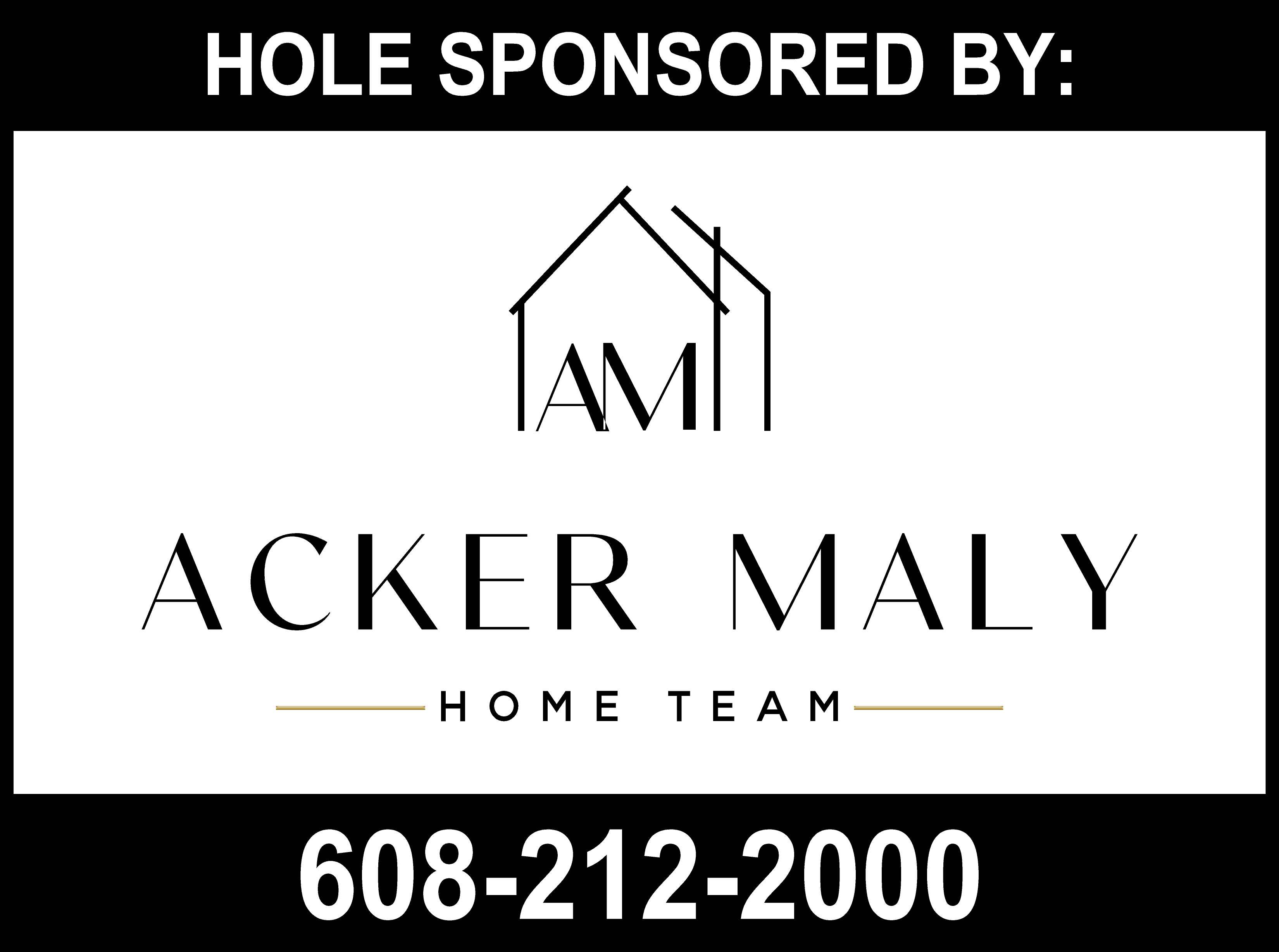 Hole Sponsor - Acker Maly Home Team - Logo