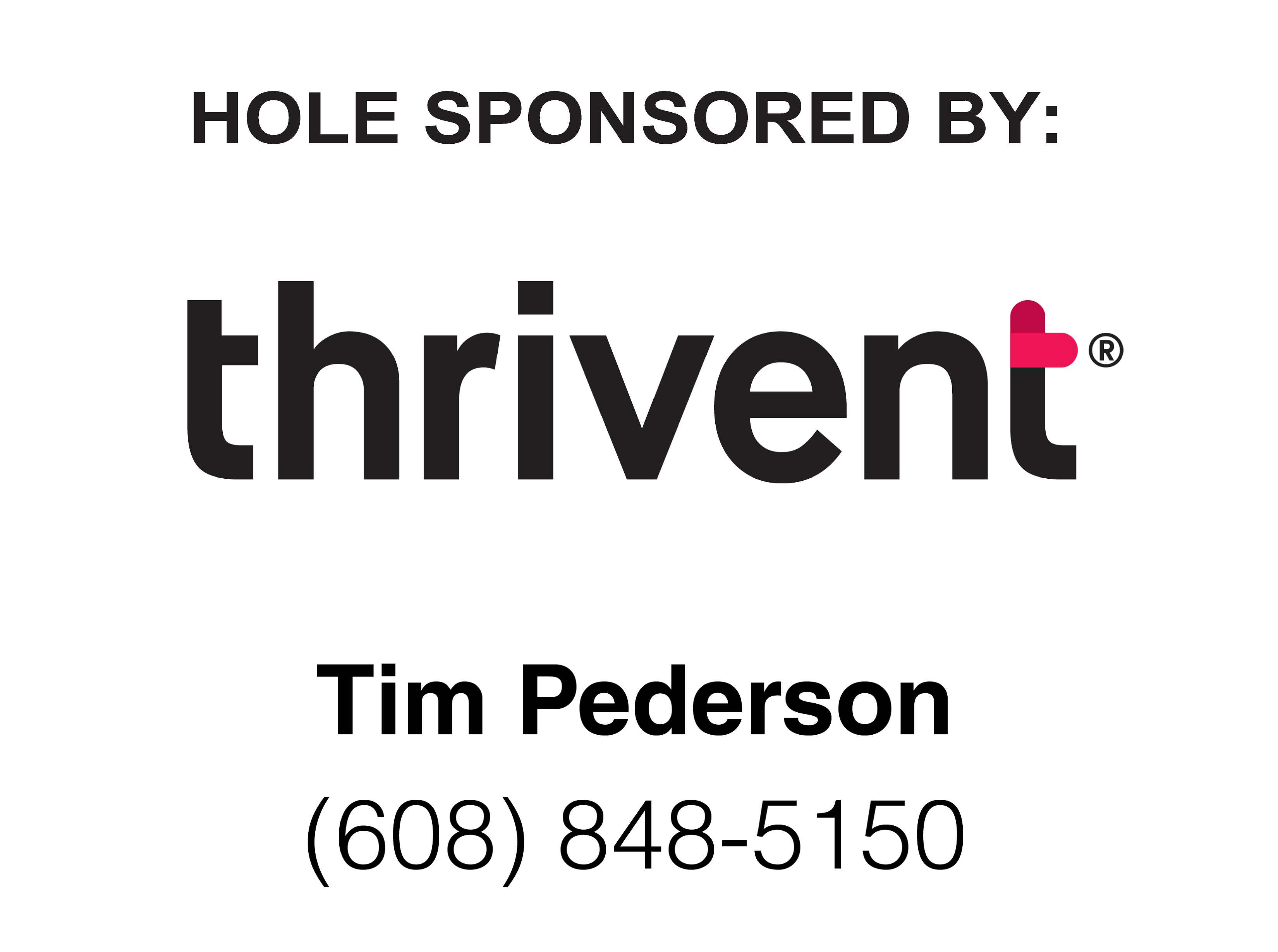 Hole Sponsor - Thrivent  - Logo