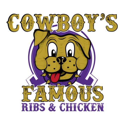 Golf Cart Sponsor  - Cowboys Famous Ribs and Chicken  - Logo