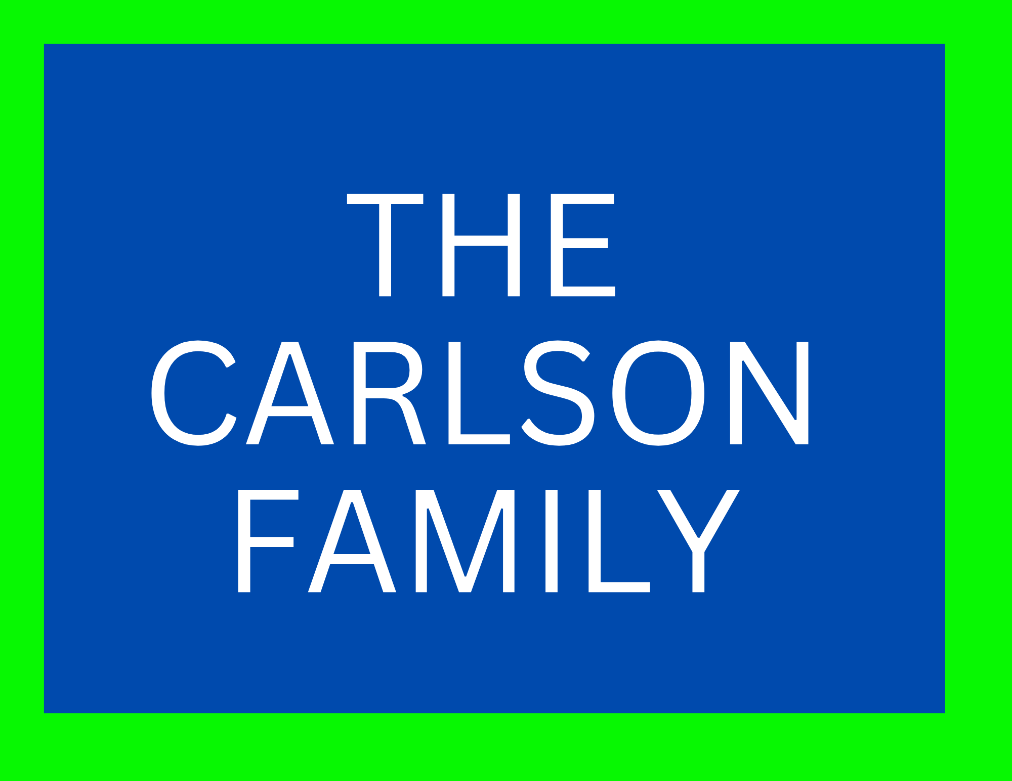 The Carlson Family