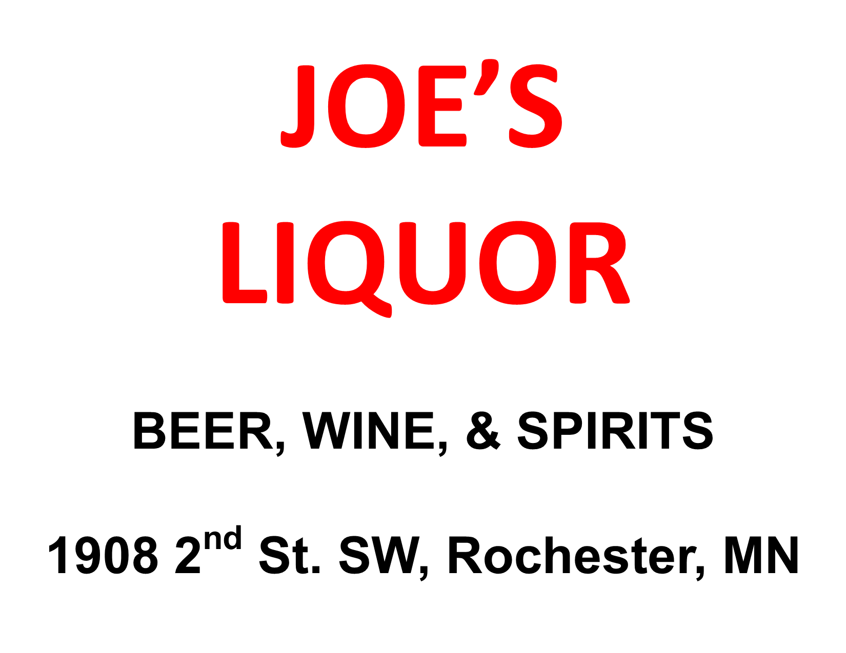 Joe's Liquor