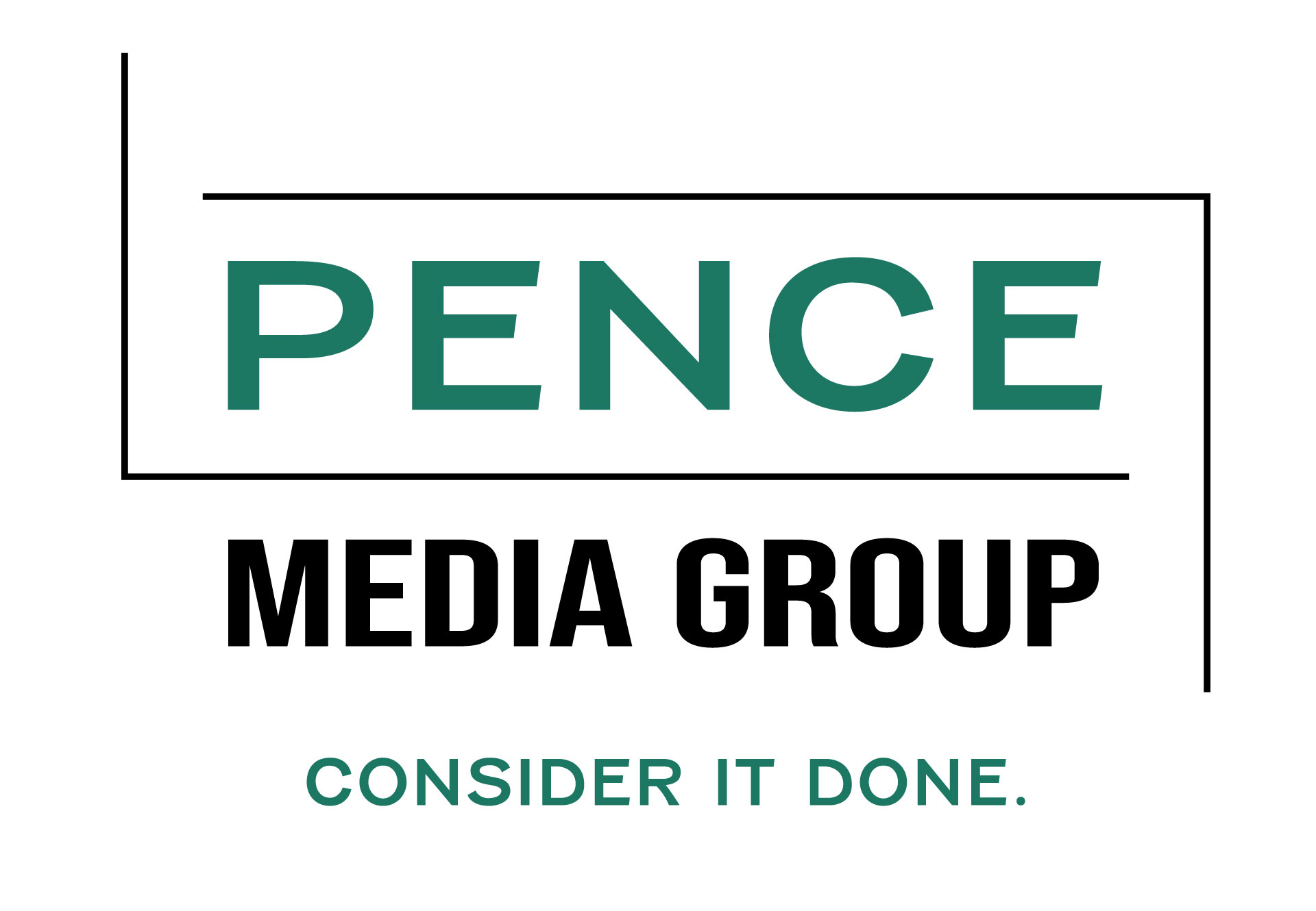 Hole Sponsor - Pence Media Group - Logo