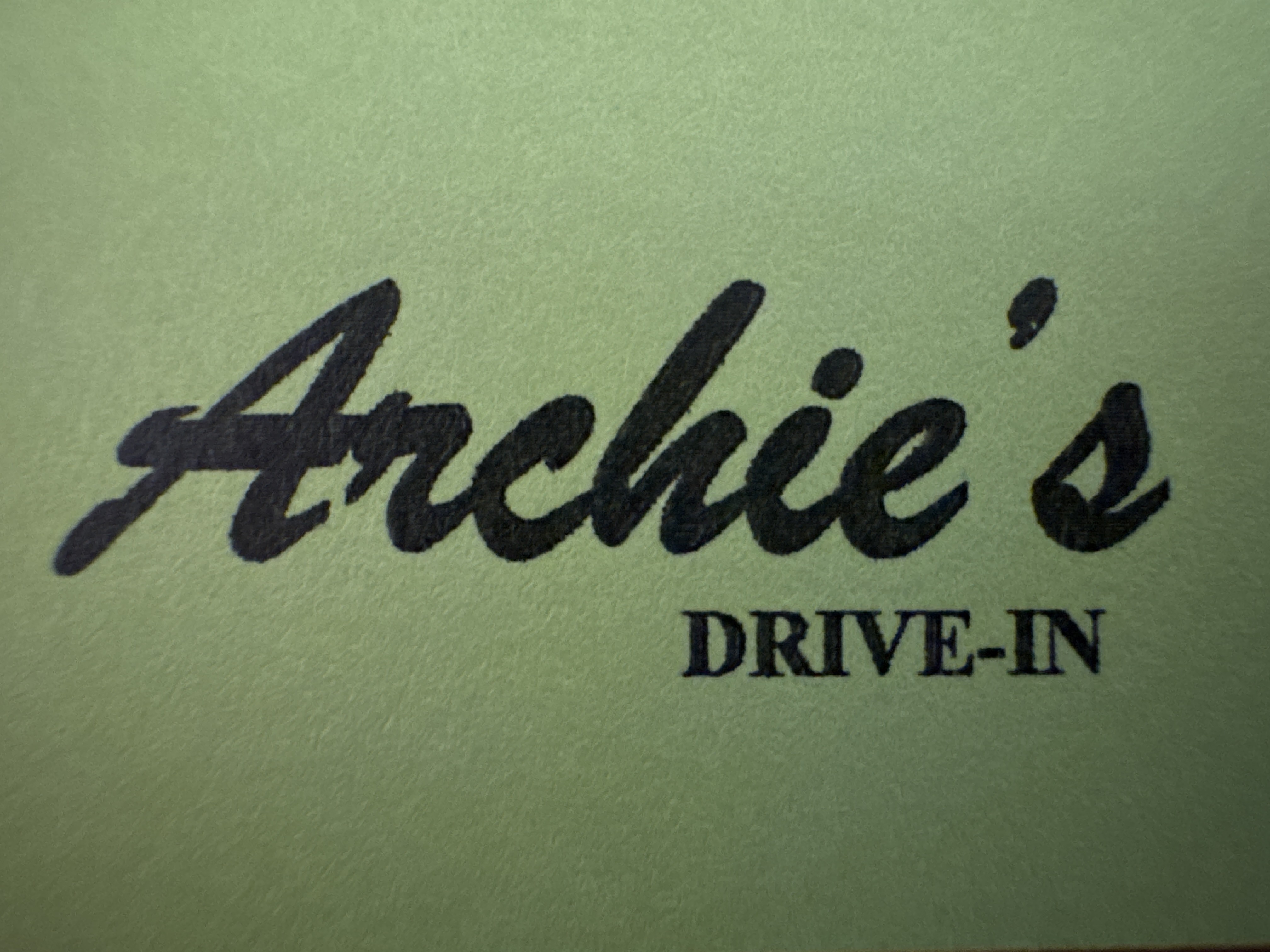 Archie’s Drive-In