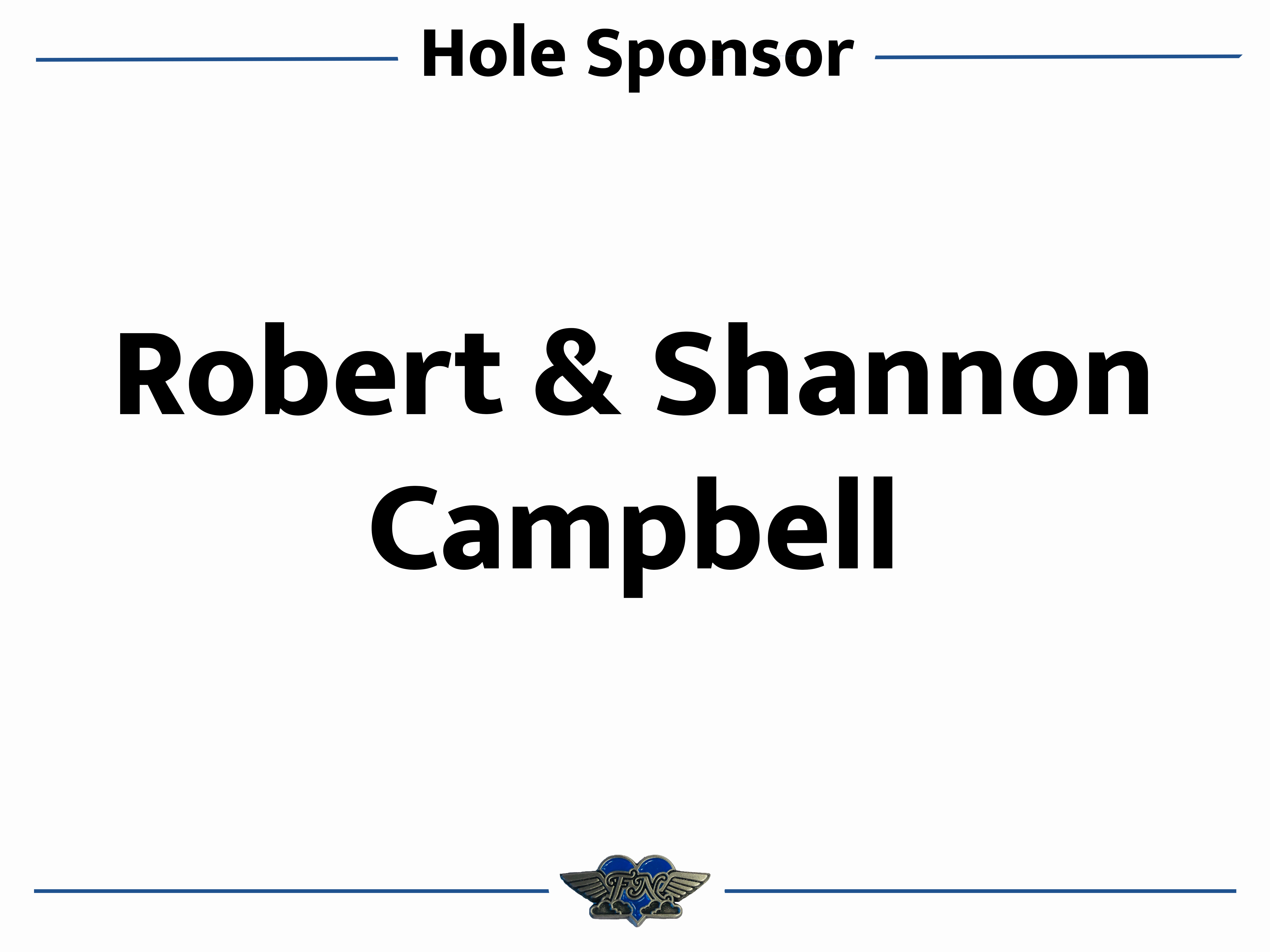 Hole Sponsors - Robert & Shannon Campbell - Logo