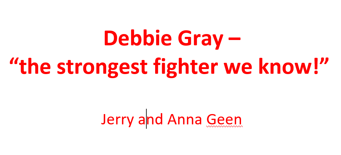 Jerry and Anna Geen