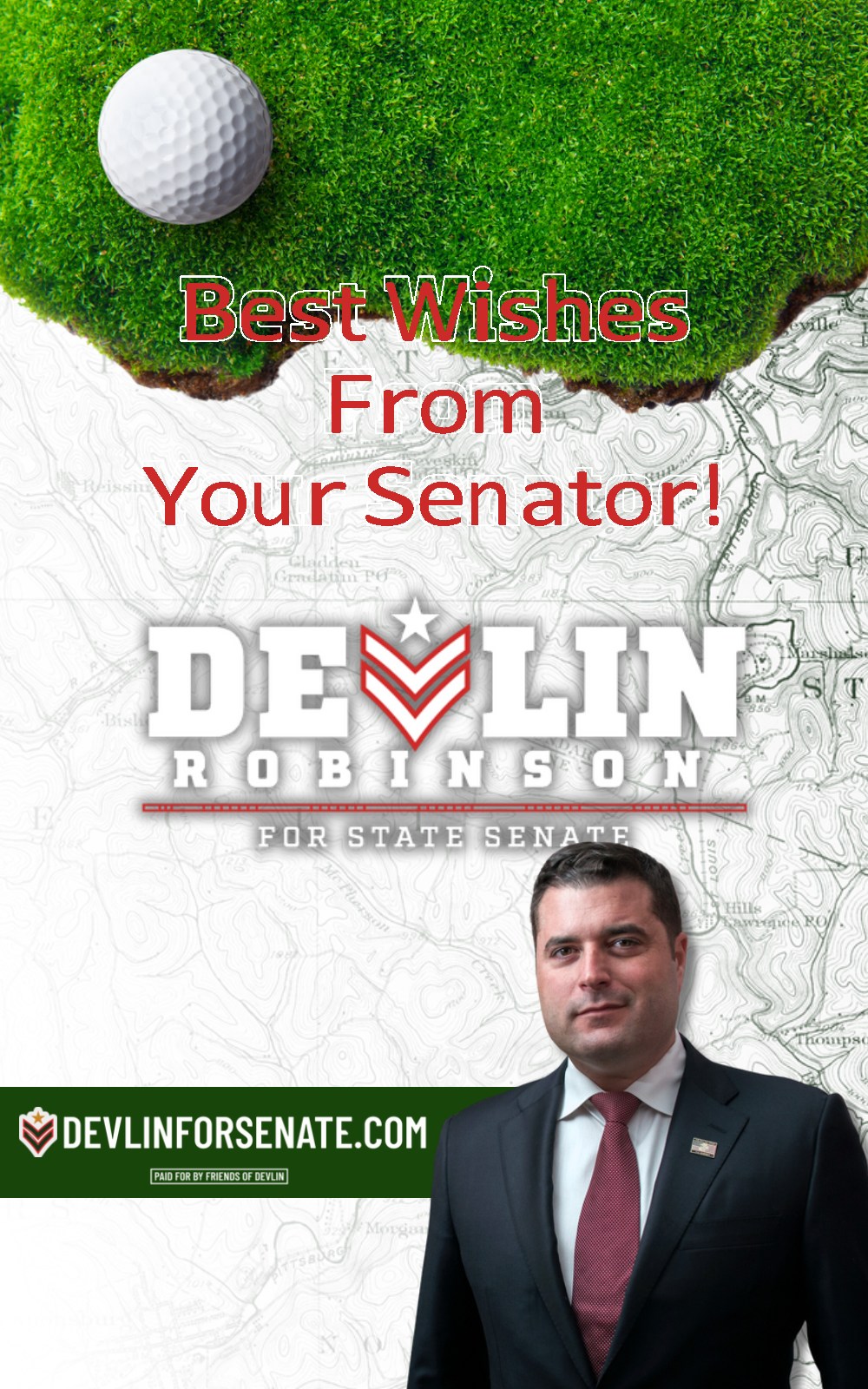 Tee Sign Sponsor - Senator Devlin Robinson - Logo