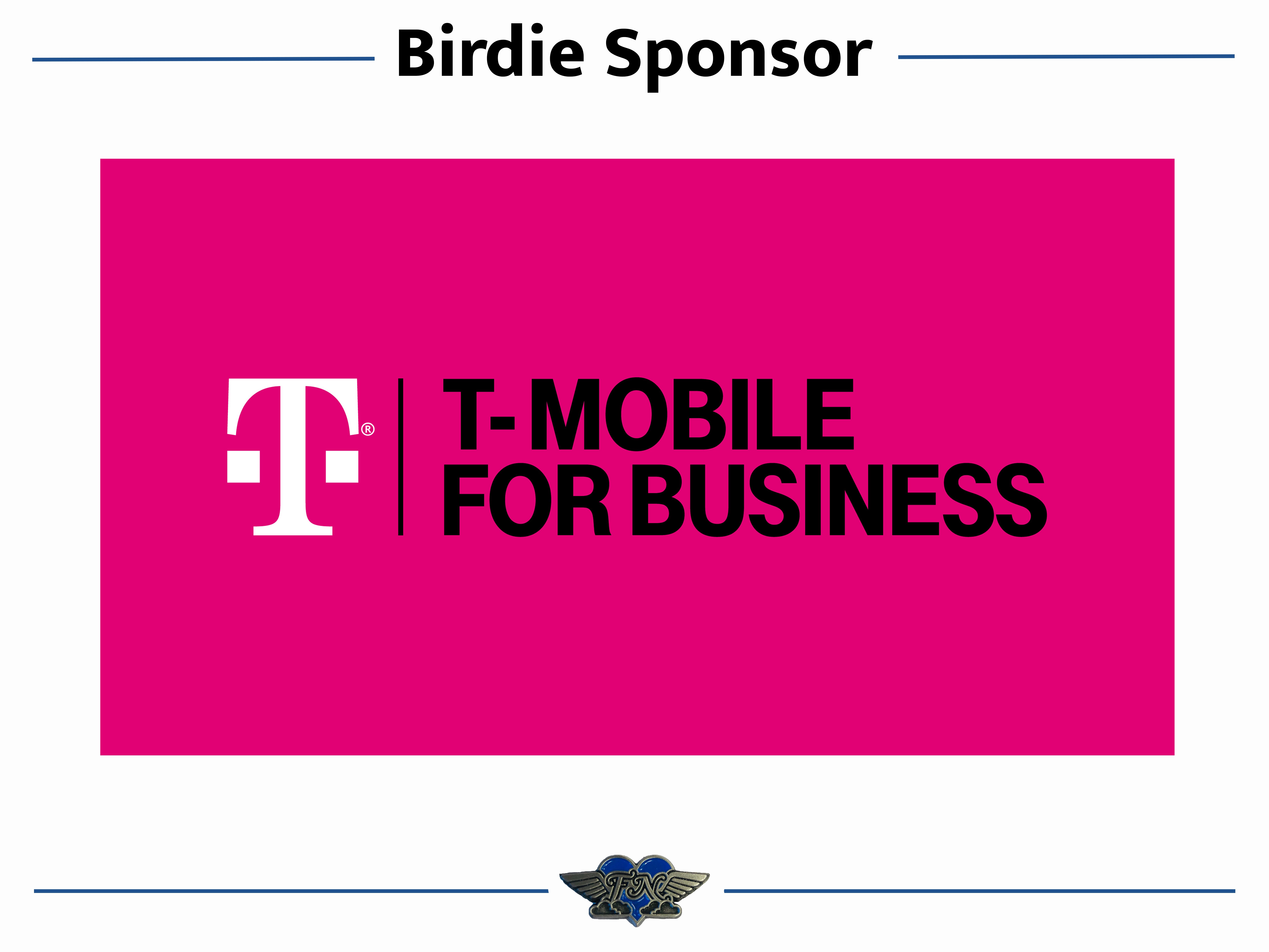 Birdie Sponsor - T-Mobile For Business - Logo