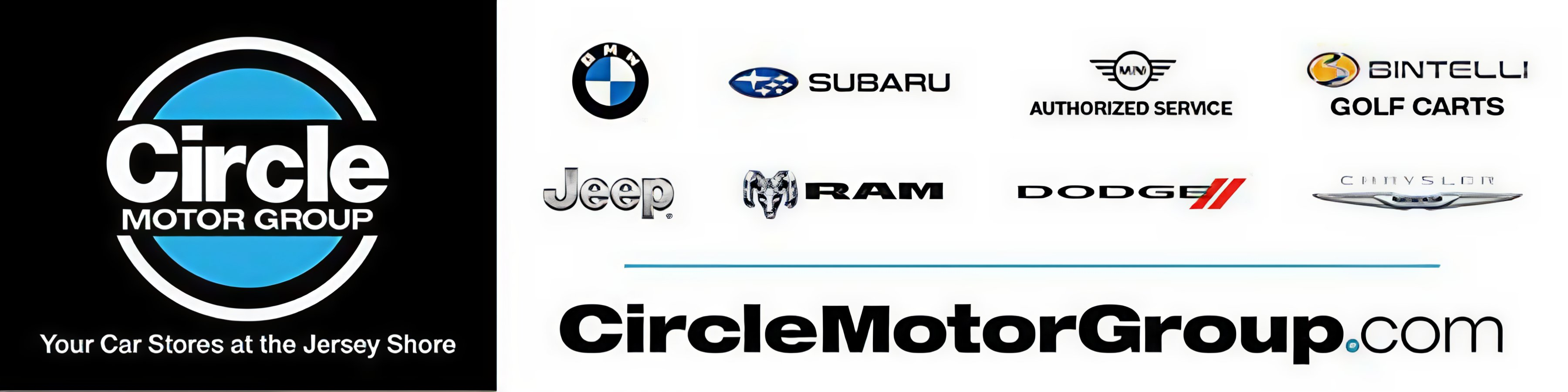 Tee Sign Sponsorship  - Circle Motor Group - Logo