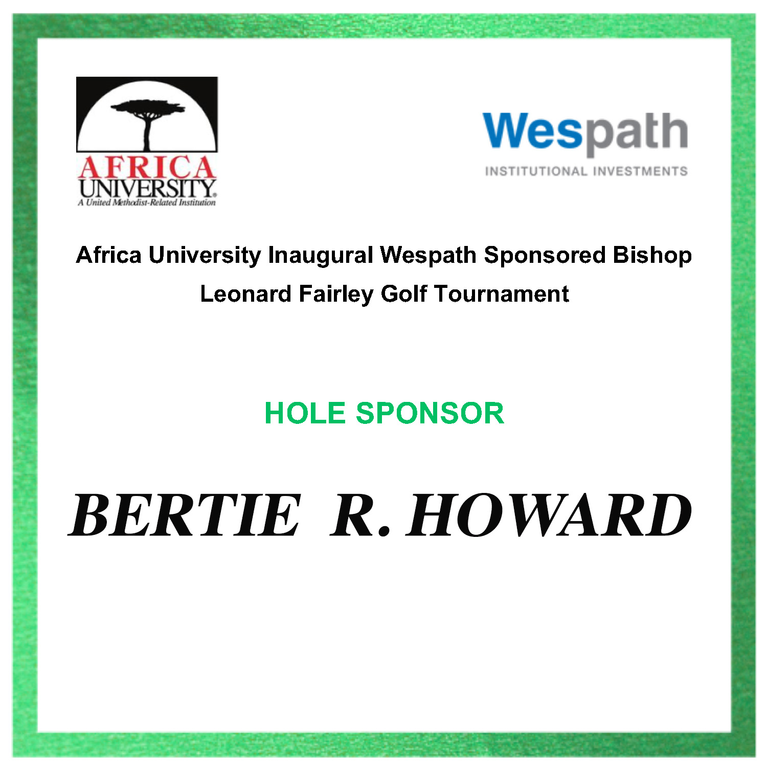 Bertie R. Howard