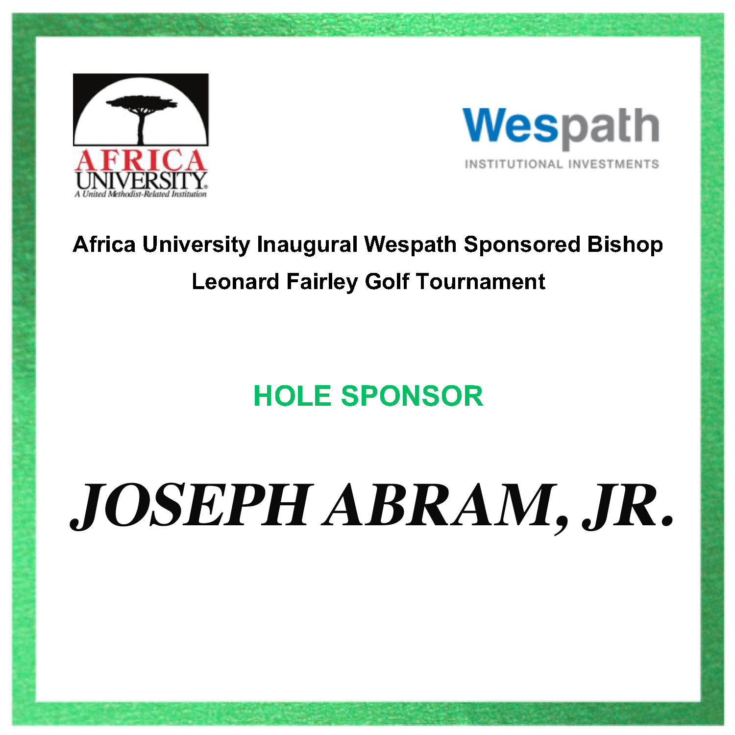 Joseph Abram Jr.