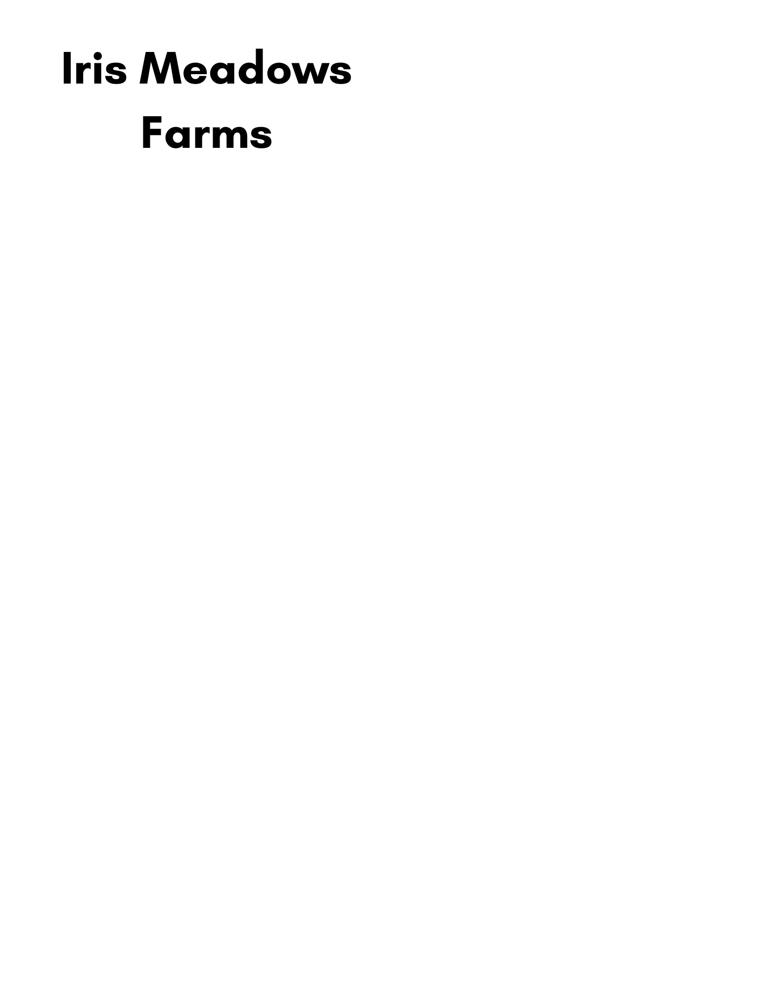 Iris Meadows Farms