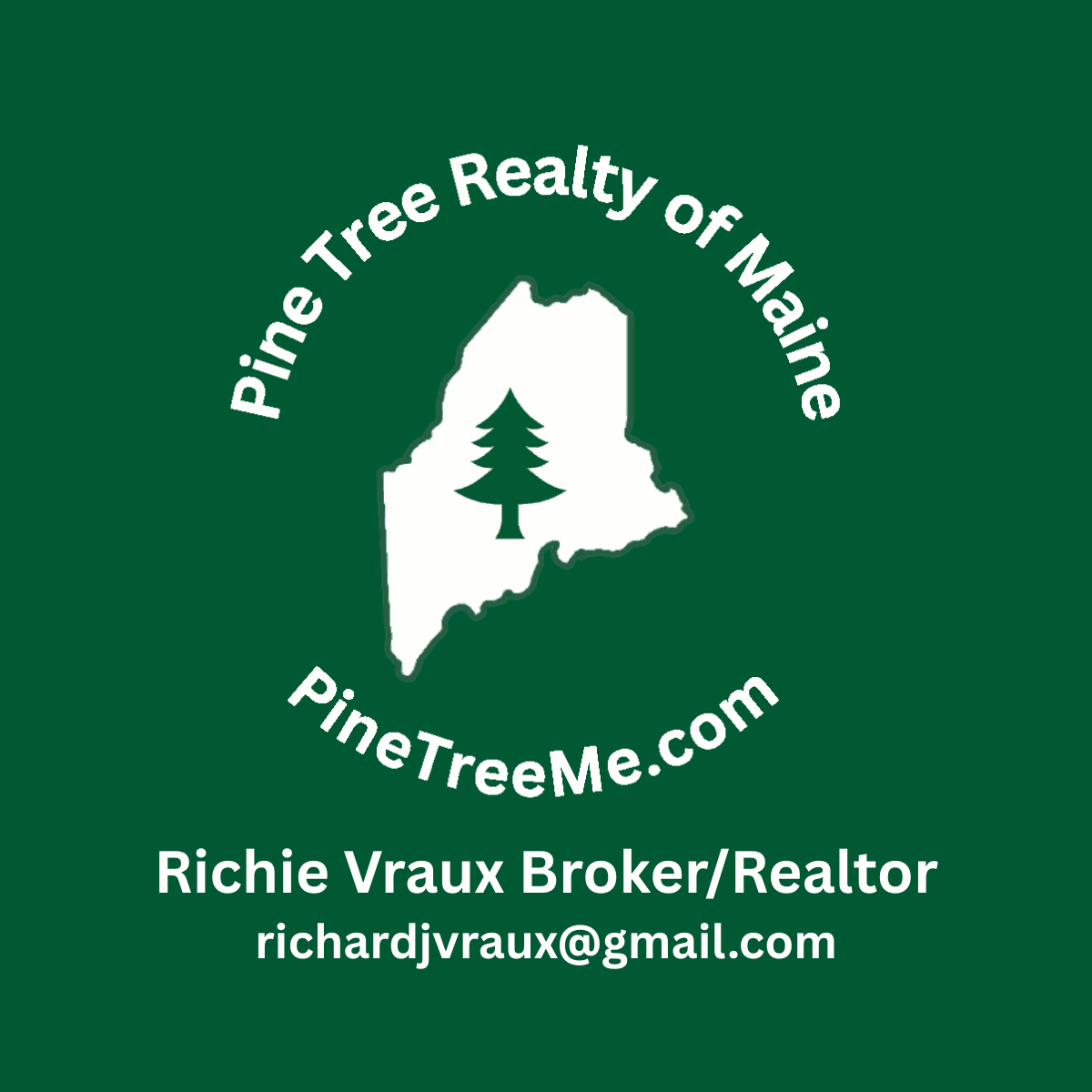 Silver Hole Sponsors - Pine Tree Realty of Maine - Richard Vraux - Logo