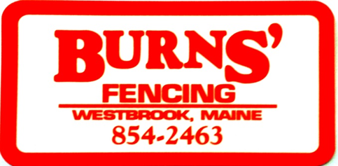 Hole Sponsors - Burn's Fencing - Logo