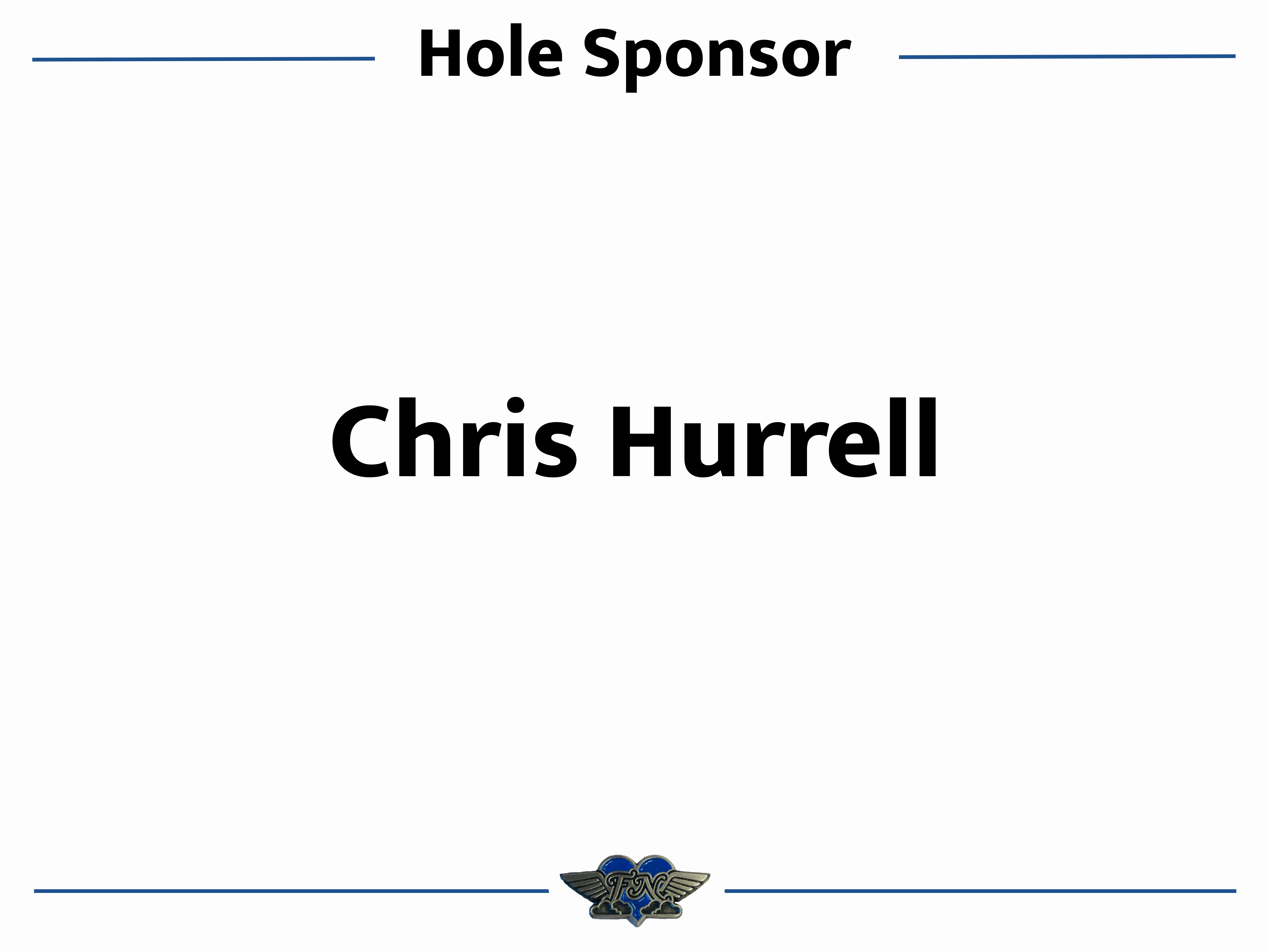 Hole Sponsors - Chris Hurrell - Logo