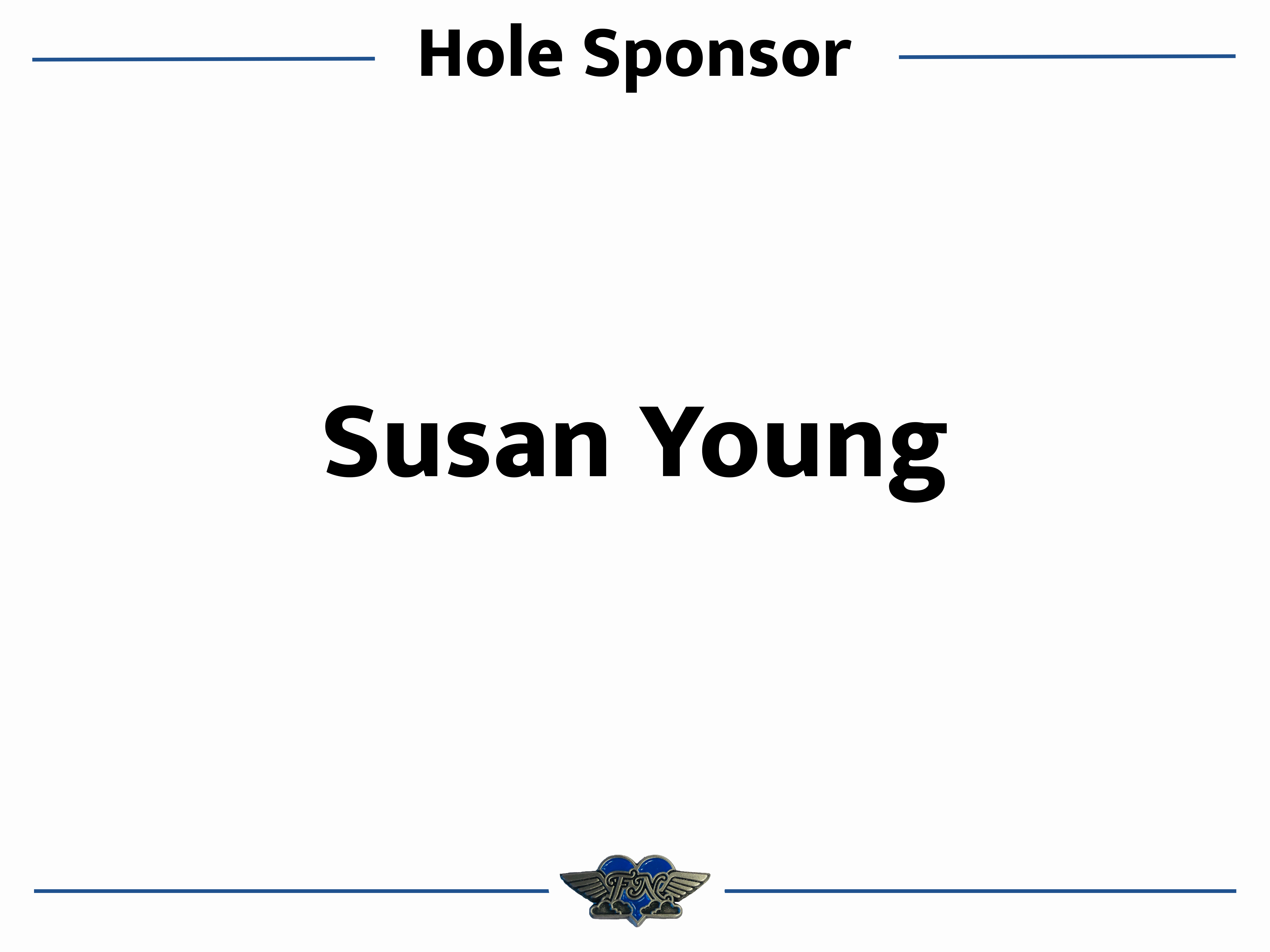 Hole Sponsors - Susan Young - Logo