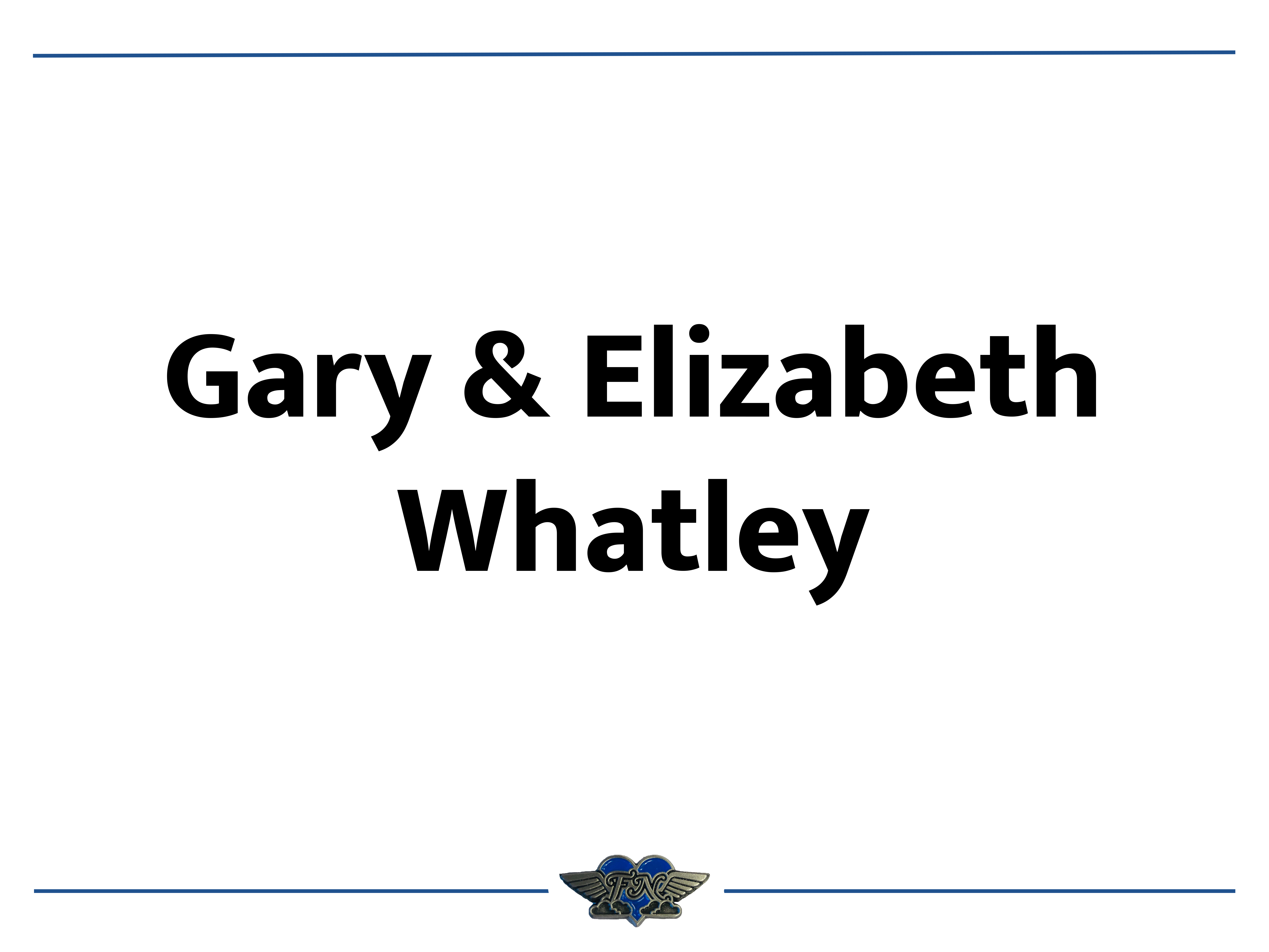 Hole Sponsors - Gary & Elizabeth Whatley - Logo