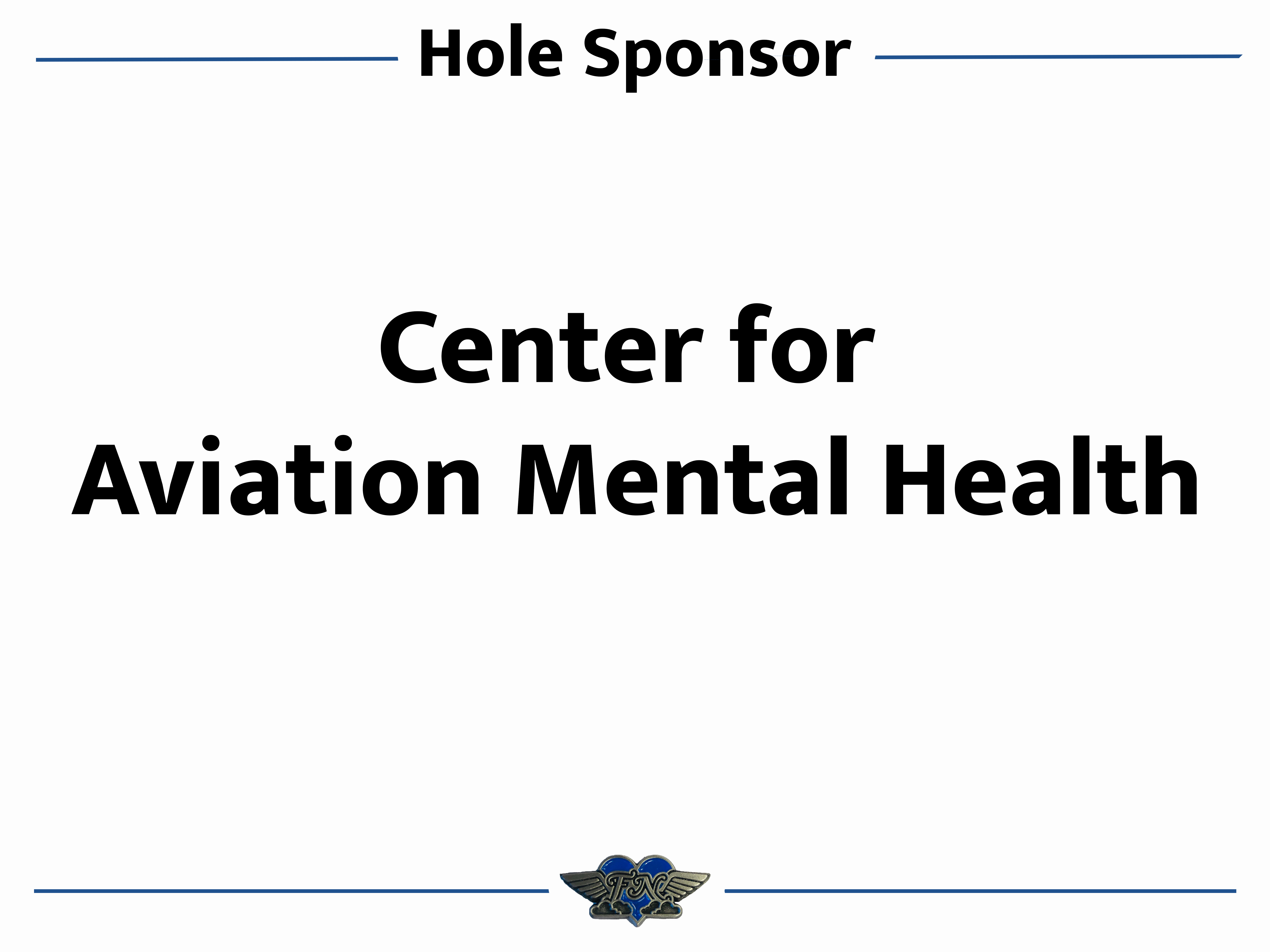 Hole Sponsors - Center for Aviation Mental Health - Logo