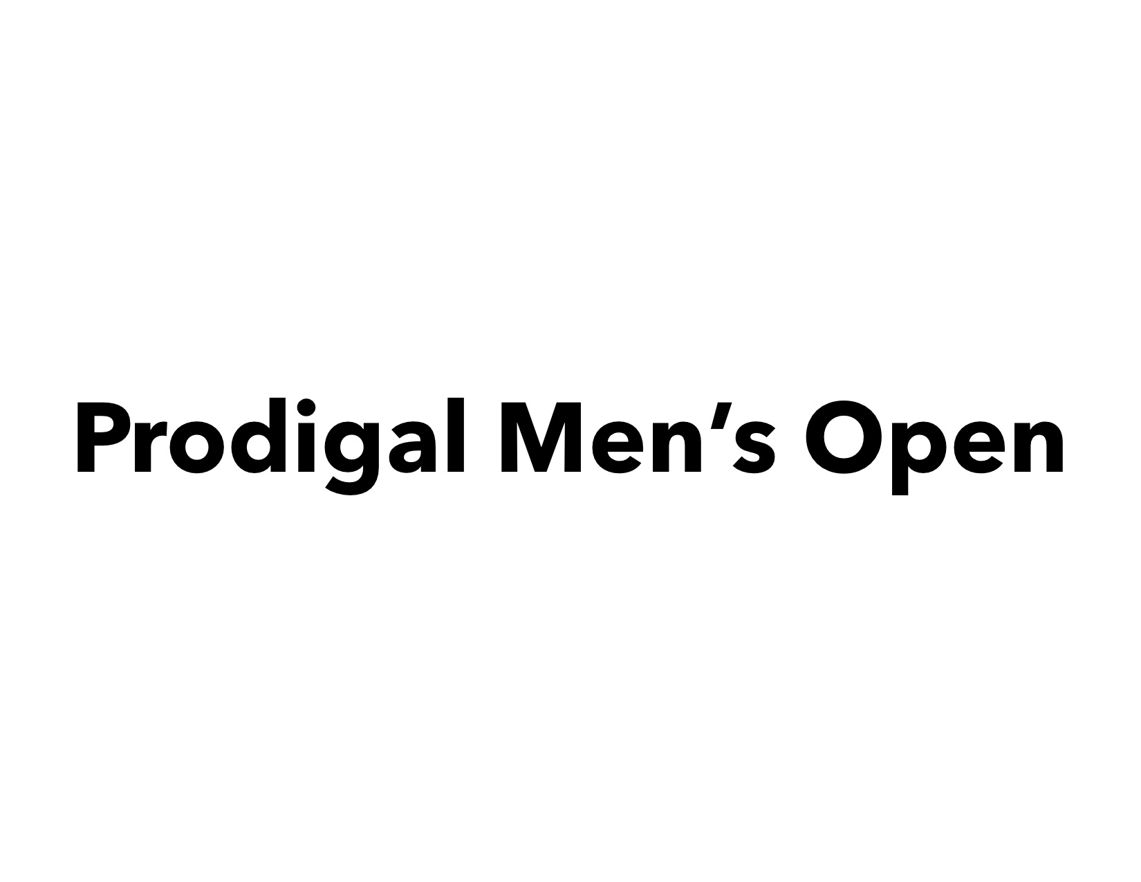 Eagle Partnership - Prodigal Men's Open - Logo