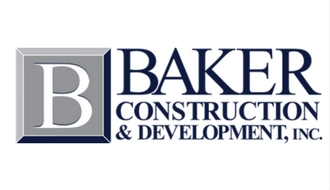 Pin Flag - Baker Construction - Logo