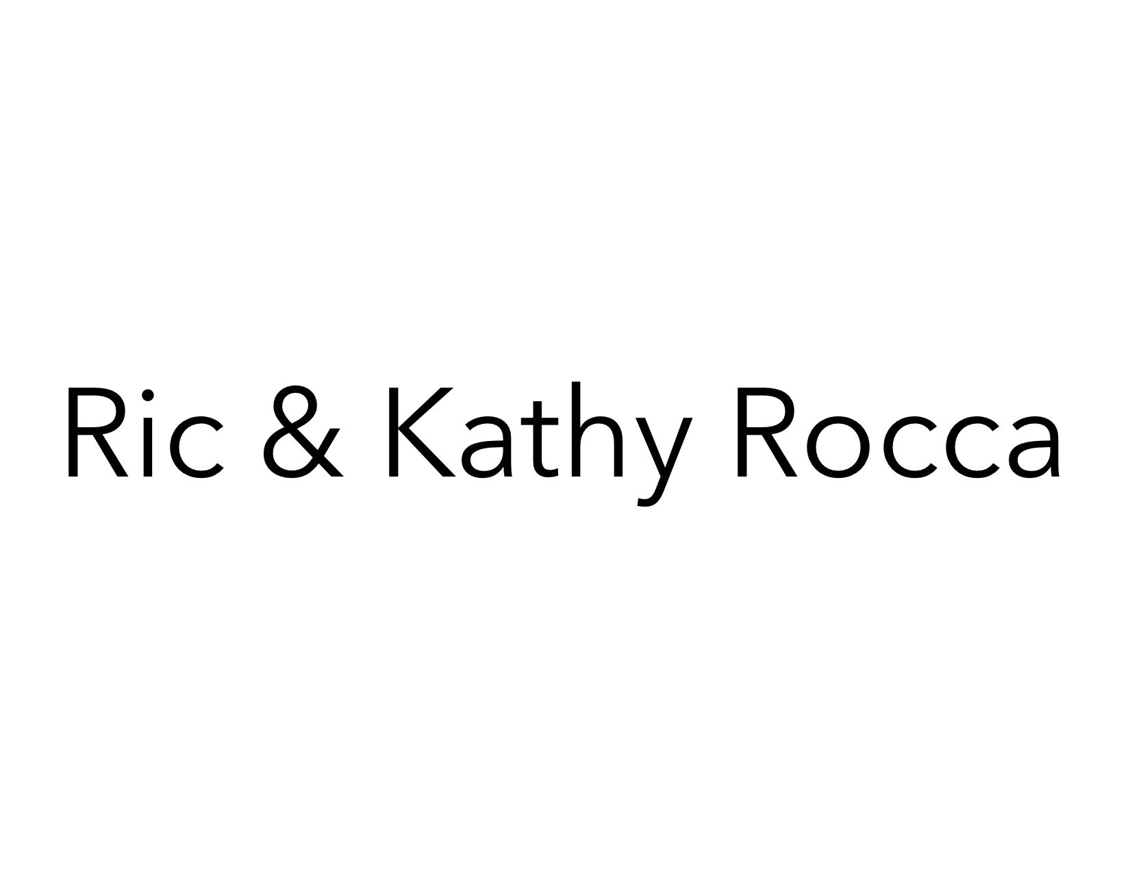 Pin Flag - Ric & Kathy Rocca - Logo