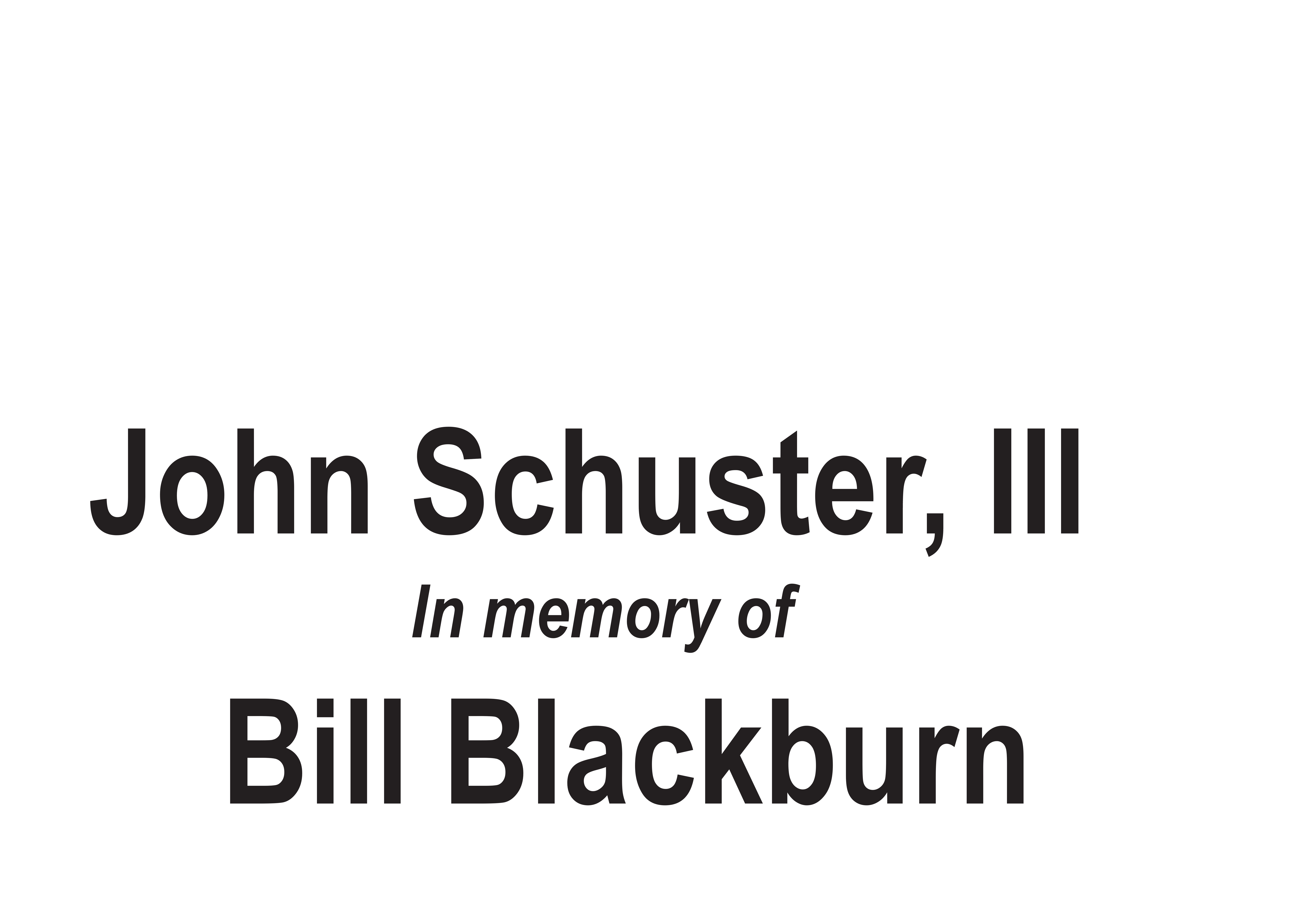 John Schuster III