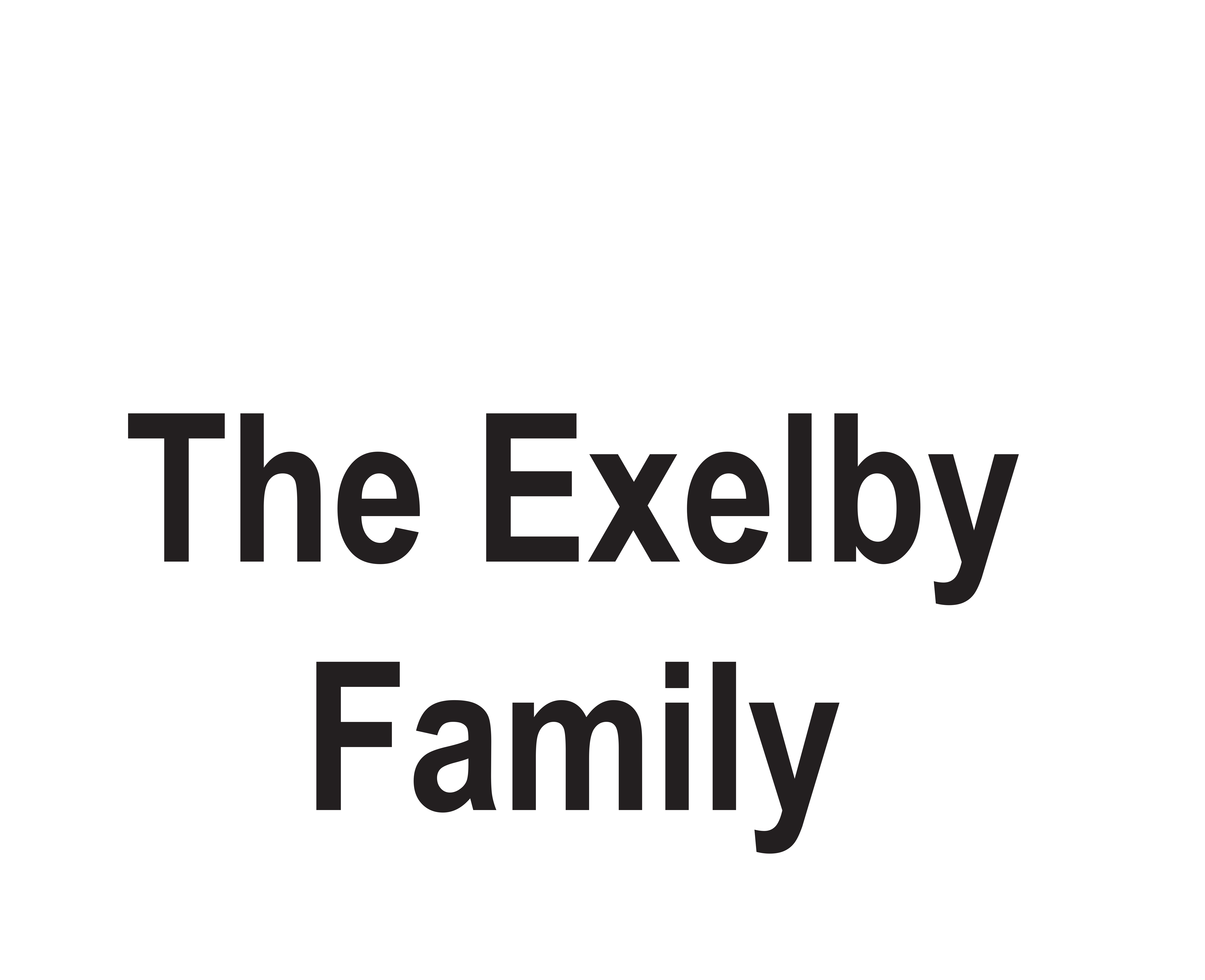 The Exelby Family