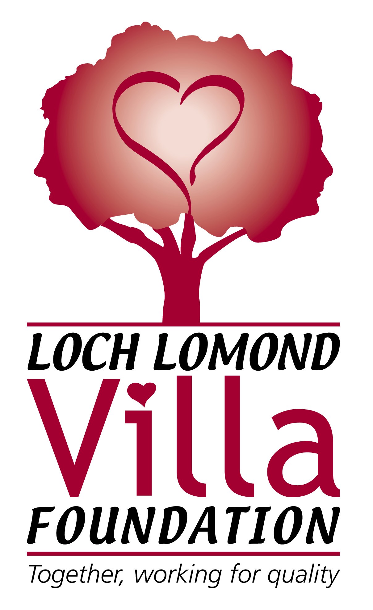 Loch Lomond Villa Foundation's A Round for Smiles Golf Tournament logo