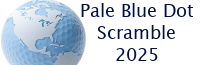 Pale Blue Dot Scramble logo