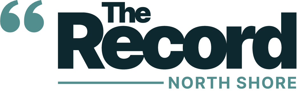 The Record Open V logo